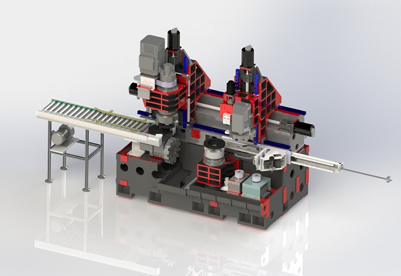 刹车盘生产线DLCK400内部图
